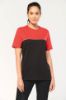 T-shirt unisex bicolore ecosostenibile maniche corte
