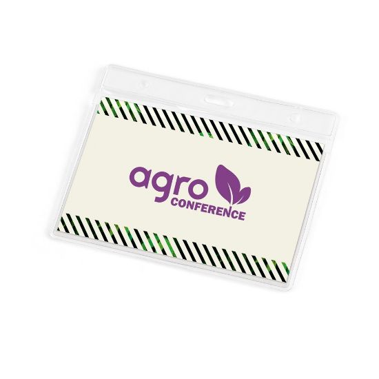 FORSYTH. Porta badge orizzontale