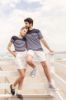 T-shirt donna in stile marinaro Bio girocollo