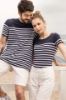 T-shirt donna in stile marinaro Bio girocollo