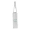 Shopper con soffietto in R-PET (plastica riciclata), manici lunghi