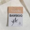 Shopper in fibra di bambù 135 g/m2, manici lunghi