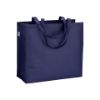 Shopper con soffietto in  R-pet  80g/m2, manici lunghi