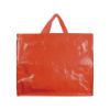 Shopper in PP  riciclato laminato 120g/m2, manici corti e soffietto