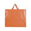Shopper in PP  riciclato laminato 120g/m2, manici corti e soffietto