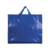 Shopper in PP  riciclato laminato 120g/m2, manici corti e soffietto