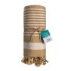 Telo mare/pareo  in cotone riciclato stile futa da 350 gr/m2