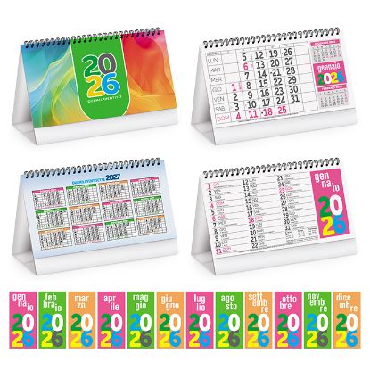 Calendario da tavolo Colorato PA706