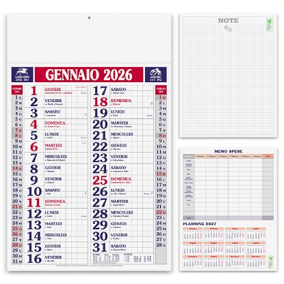 Calendario Quadrettato PA610
