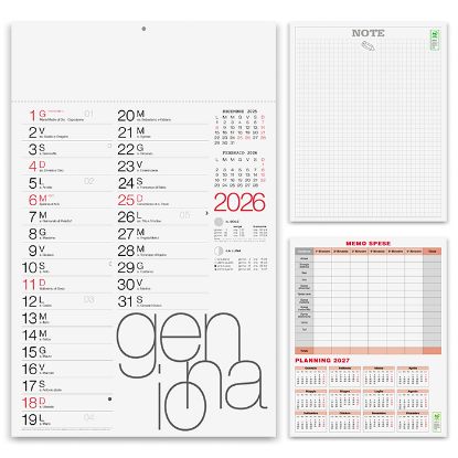 Calendario Moderno PA615