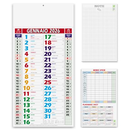 Calendario Shaded Color PA658