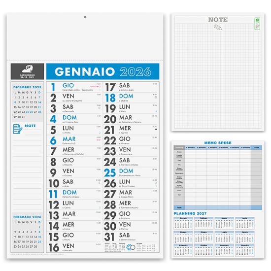 Calendario Notes PA636