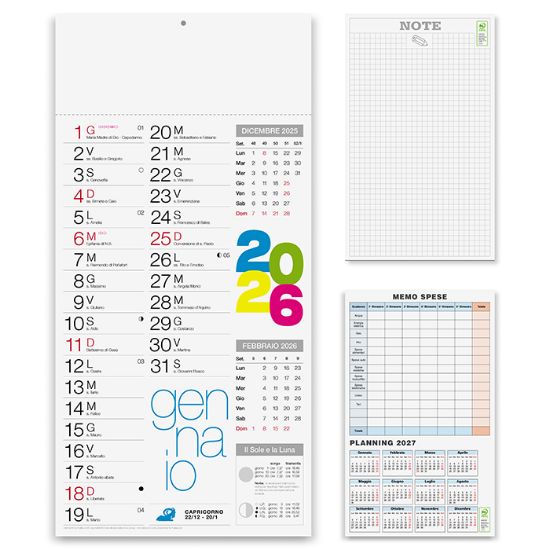 Calendario Shaded Moderno PA654