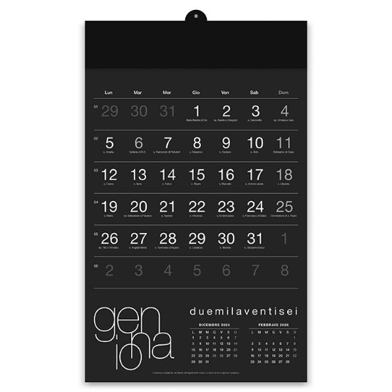 CALENDARIO OLANDESE BLACK PA514