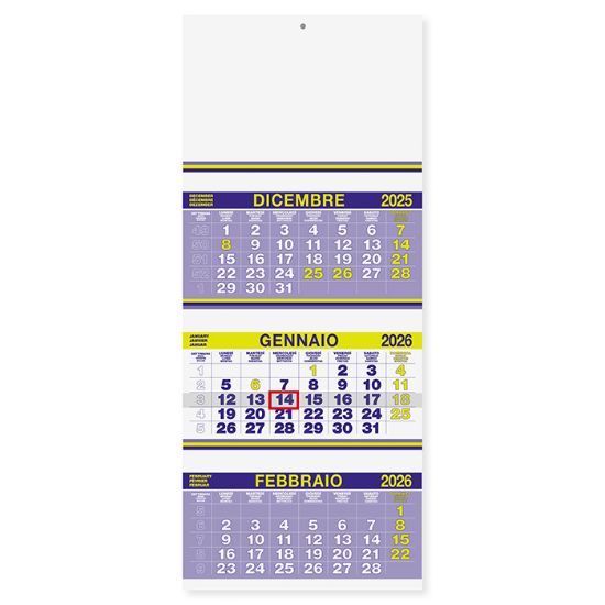 Calendario Trio Fluo PA500