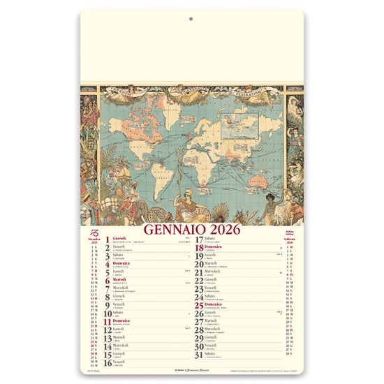 CALENDARIO ANTICHE MAPPE PA012