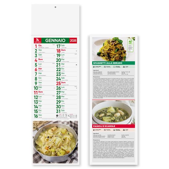 CALENDARIO SILHOUETTE GASTRONOMIA PA187
