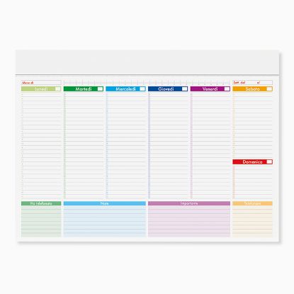 MINI PLANNING SETTIMANALE PA806