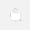 Borsa shopper trasparente in PP laminato 110 g/m2