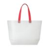 Borsa shopper trasparente in PP laminato 110 g/m2