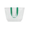 Borsa shopper trasparente in PP laminato 110 g/m2