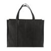 Shopper maxi con soffietto in TNT 100 g/m2 cucito, manici lunghi