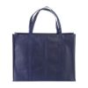 Shopper maxi con soffietto in TNT 100 g/m2 cucito, manici lunghi