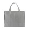 Shopper maxi con soffietto in TNT 100 g/m2 cucito, manici lunghi