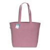 Shopper con soffietto alla base in cotone riciclato 280 g/m2, manici lunghi