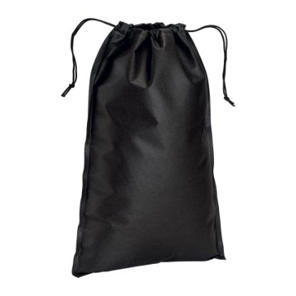 Sacchetto in TNT 80 g/m2 con chiusura a strozzo, 50 x 75 cm