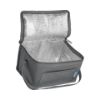 Borsa termica in r-pet melange con interno argentato