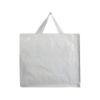Shopper con soffietto in PP laminato 120 g/m2, manici lunghi a nastro
