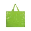 Shopper con soffietto in PP laminato 120 g/m2, manici lunghi a nastro