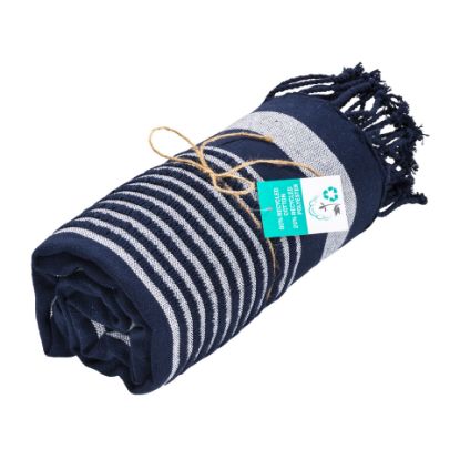 Telo mare/pareo  in cotone riciclato stile futa da 350 gr/m2