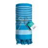 Telo mare/pareo  in cotone riciclato stile futa da 350 gr/m2