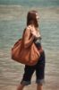 Shopper in cotone slavato Vintage look