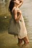 Shopper in cotone slavato
