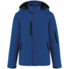 Parka uomo softshell imbottito con cappuccio