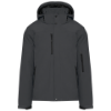 Parka uomo softshell imbottito con cappuccio