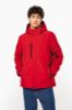 Parka uomo softshell imbottito con cappuccio