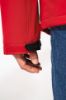Parka uomo softshell imbottito con cappuccio