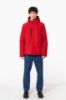 Parka uomo softshell imbottito con cappuccio