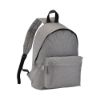 Zaino in PET riciclato  melange, 2 tasche e spallacci regolabili