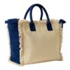 Maxi borsa in cotone da 450 g/m2. Dotata di chiusura a zip e tasca interna