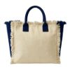 Maxi borsa in cotone da 450 g/m2. Dotata di chiusura a zip e tasca interna
