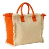 Maxi borsa in cotone da 450 g/m2. Dotata di chiusura a zip e tasca interna