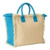 Maxi borsa in cotone da 450 g/m2. Dotata di chiusura a zip e tasca interna