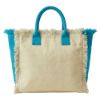 Maxi borsa in cotone da 450 g/m2. Dotata di chiusura a zip e tasca interna