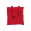 Borsa shopper a tinta unita in cotone riciclato da 280 g/m2
