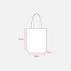 Borsa shopper a tinta unita in cotone riciclato da 280 g/m2